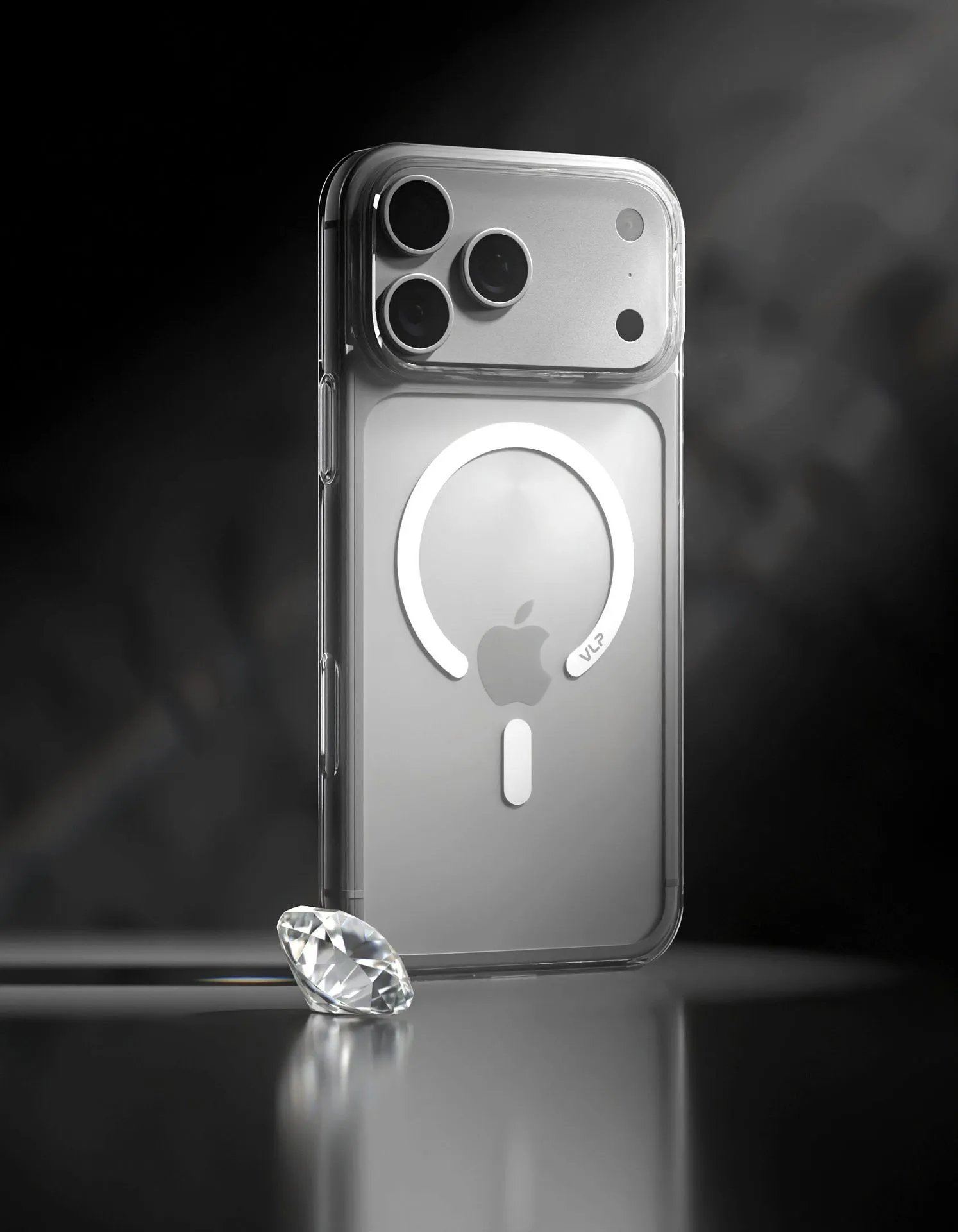 Чехол защитный VLP Diamond Case с MagSafe для iPhone 18 Pro Max, прозрачныйphoto2