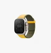 Ремешок UNIQ Revix IV для Apple Watch 49/46/45/44 мм, зеленый / желтый (Canaryyellow Deepforest)