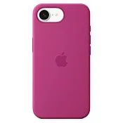 Силиконовый чехол для iPhone 16e/17e Фуксия