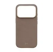 Чехол Magssory для iPhone 17 Pro Latte, экокожа