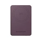 Беспроводной внешний аккумулятор Magssory Grace 5K Signature Edition, с магнитами, с поддержкой Qi2 Burgundy