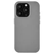 Чехол uBear Capital Leather Case MagSafe для iPhone 15 Pro Серый