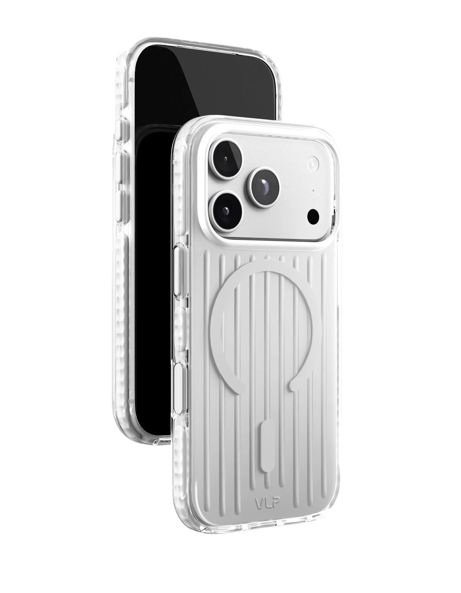Чехол защитный VLP Pulse Case с MagSafe для iPhone 18 Pro, серебристыйphoto6