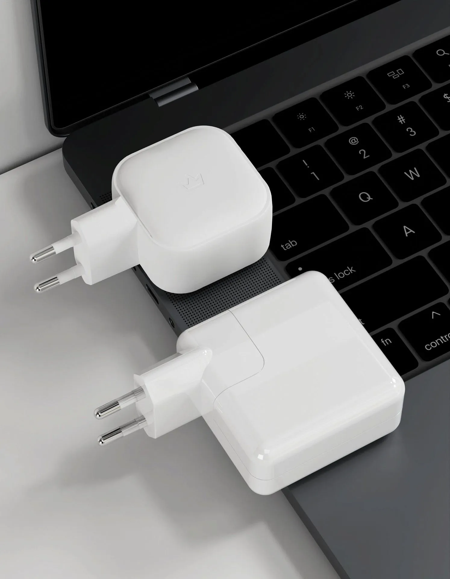Сетевое зарядное устройство VLP G-Charge 45Вт USB-C+USB-C, PD, QC, белыйphoto6