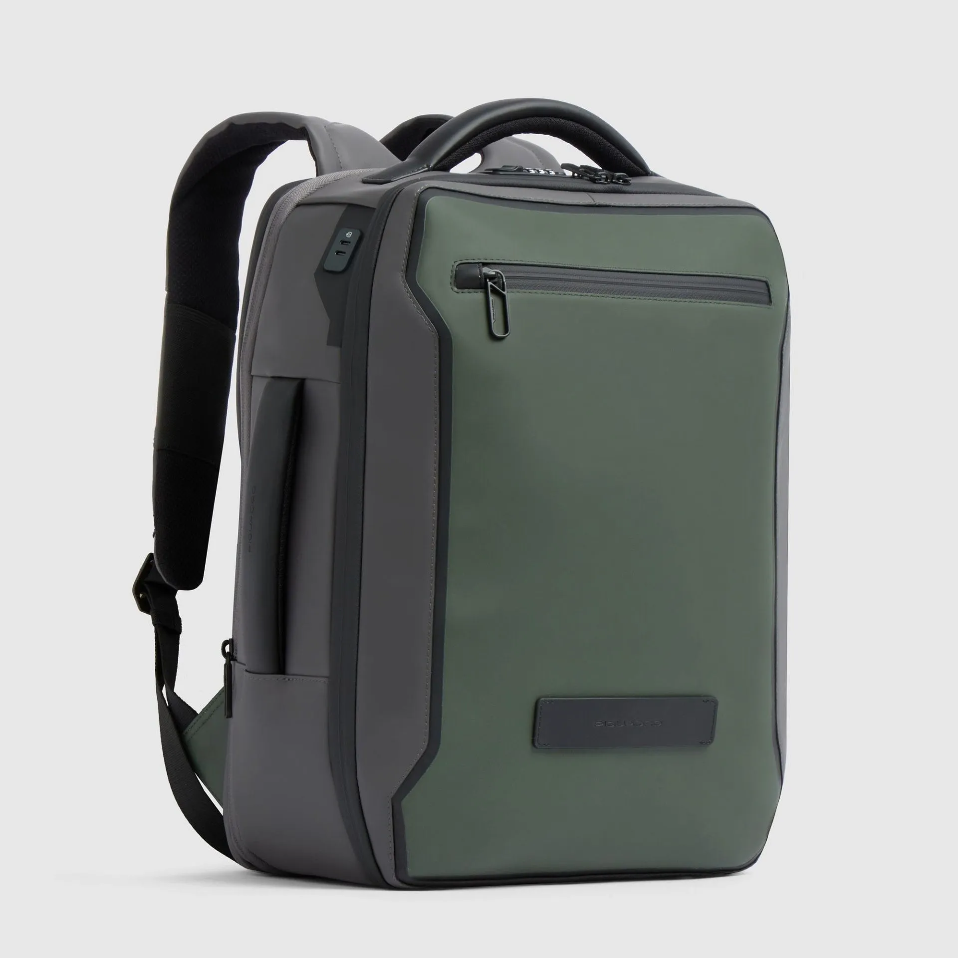 Дорожный рюкзак для ноутбука 15,6" с системой расширения Piquadro CA7152W146/VE, зелёныйphoto1