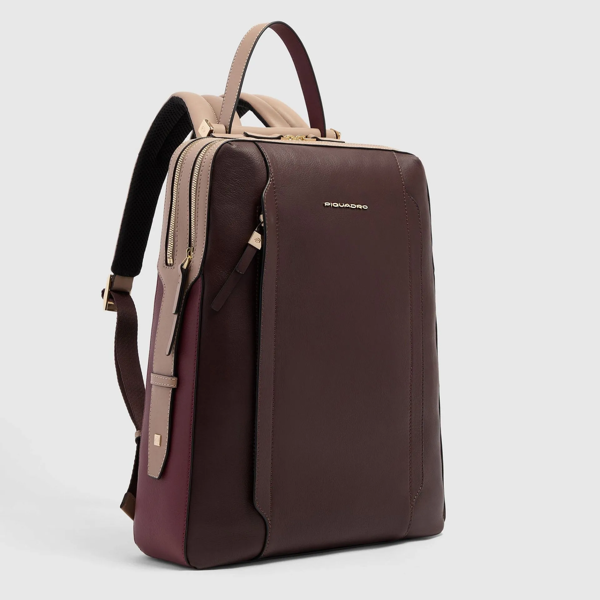 Женский кожаный рюкзак для ноутбука 15,6" Piquadro CA7042W92/BORO, бордовыйphoto1