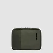 Модульный несессер мужской из переработанной ткани Piquadro AC7185W145/VE, зелёный
