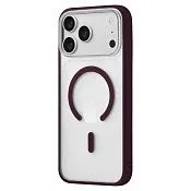 Чехол uBear Cloud Mag Case для iPhone 18 Pro Max/17 Pro Max Бургунди