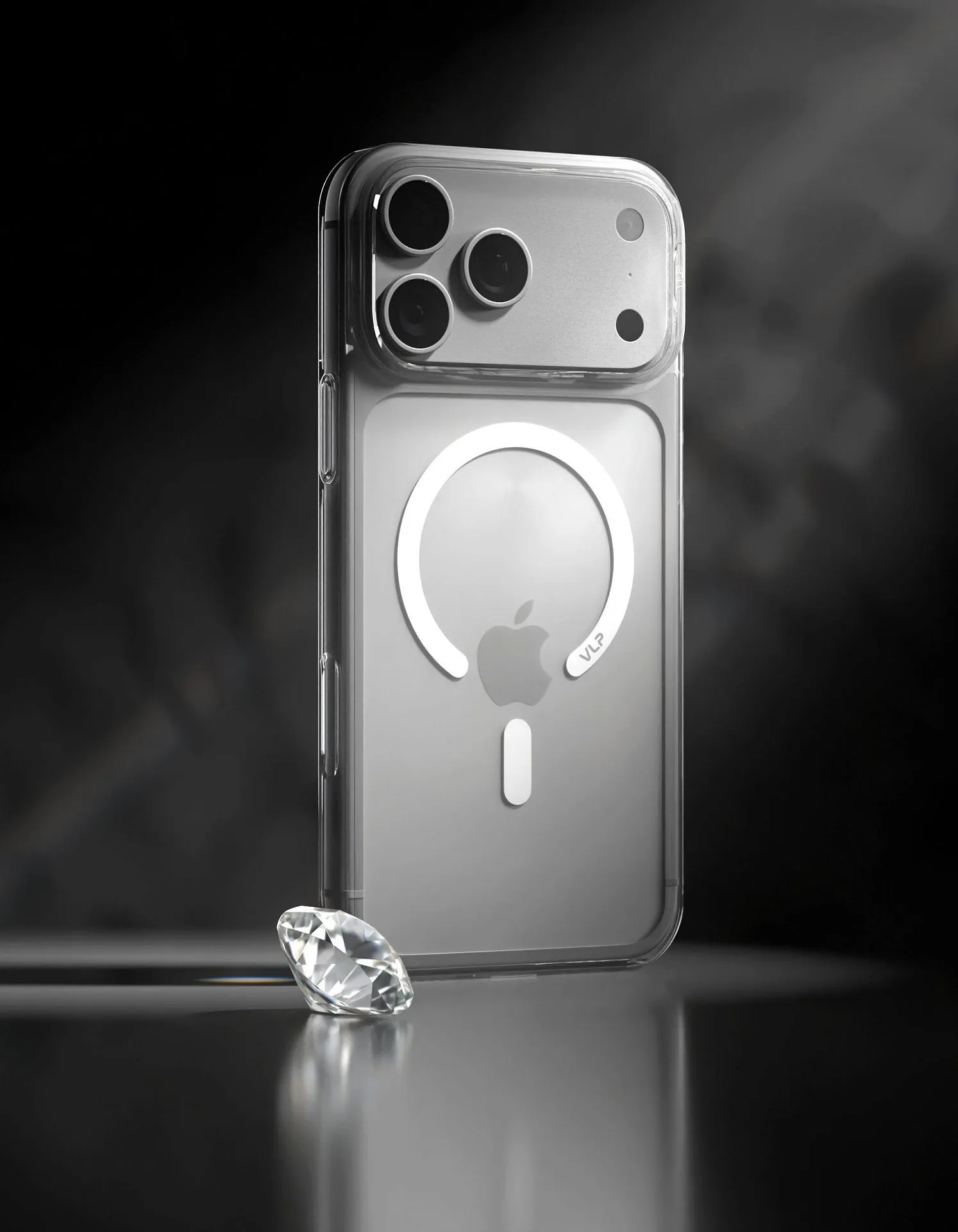 Чехол защитный VLP Diamond Case с MagSafe для iPhone 18 Pro, прозрачныйphoto4