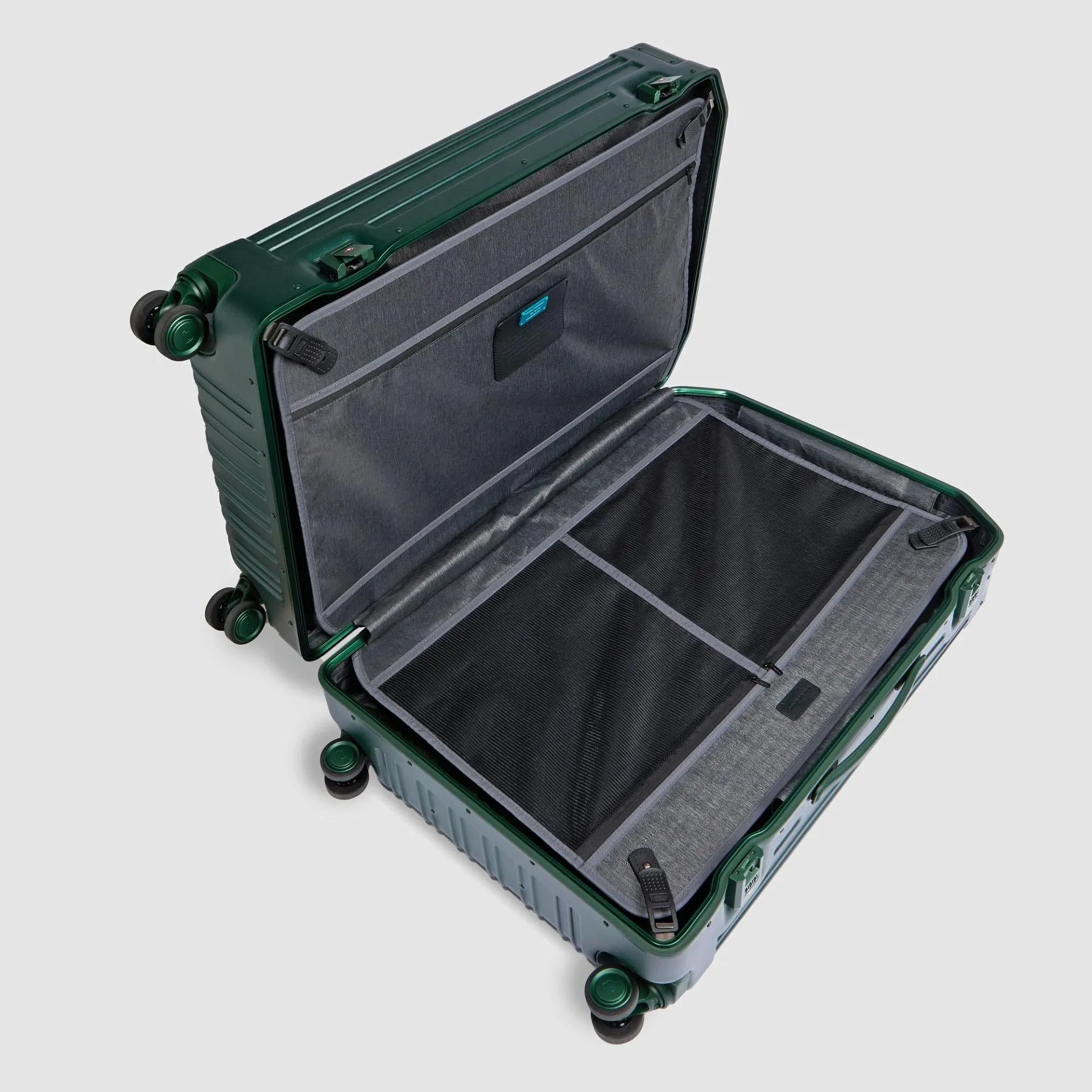 Большой чемодан на 4 колёсах из поликарбоната Piquadro BV4428PQLM/VES, зелёныйphoto4