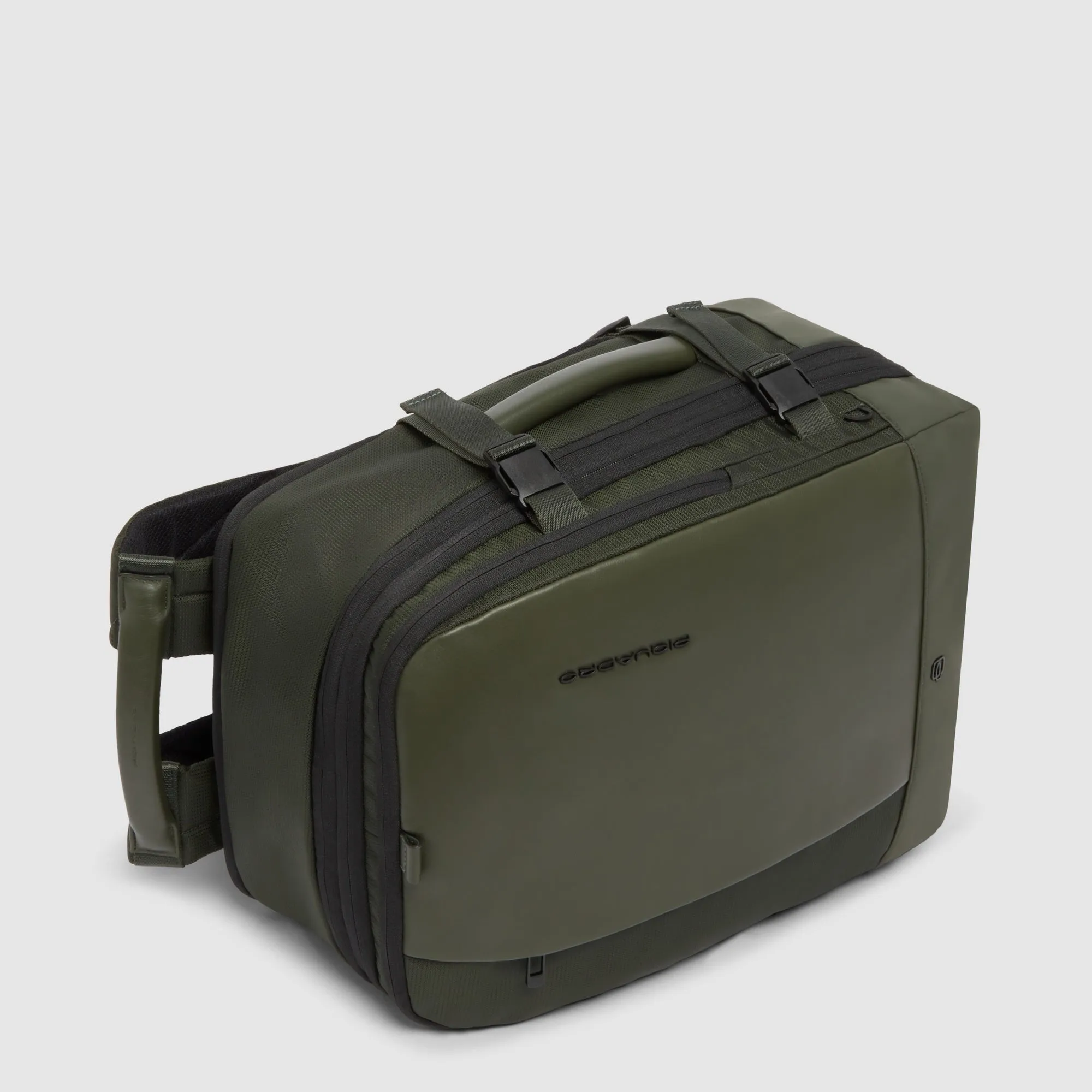 Дорожный рюкзак для ноутбука 15,6" с расширением объёма Piquadro CA7192W145/VE, зелёныйphoto9