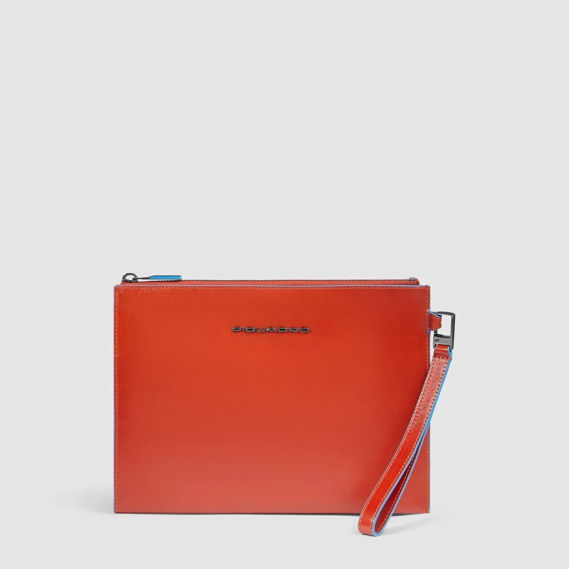 Кожаный клатч для iPad mini с карманом для AirPods Piquadro AC6509B2/CU4, коричневыйphoto0