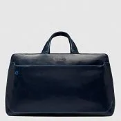 Кожаная дорожная сумка для ноутбука 14" Blue Square Piquadro BV6596B2/BLU2, синий