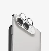 Защита камеры UNIQ Optix AluGuard для iPhone Duo, серебристый (sonic silver)
