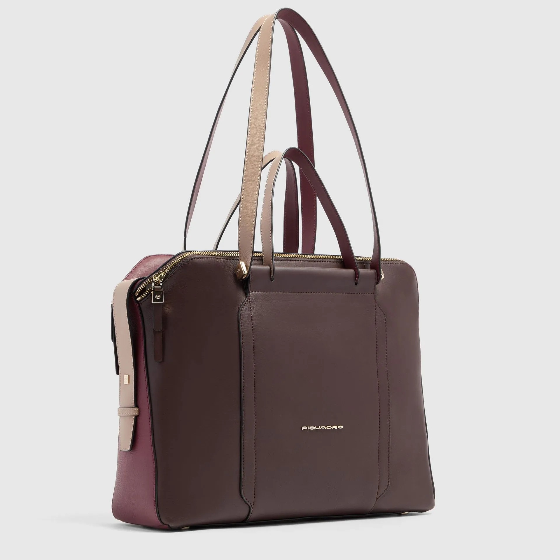 Женская кожаная сумка для ноутбука 14" Piquadro BD4574W92/BORO, бордовыйphoto1