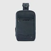 Мужская сумка-слинг с замком по отпечатку пальца Piquadro CA7406PQ6/BLU, синий