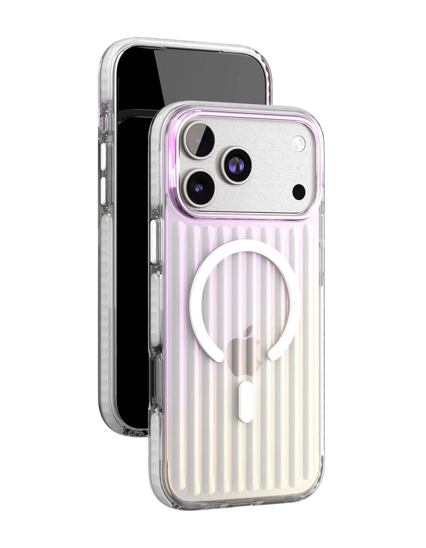 Чехол защитный VLP Pulse Case с MagSafe для iPhone 17 Pro Max, перламутровыйphoto3
