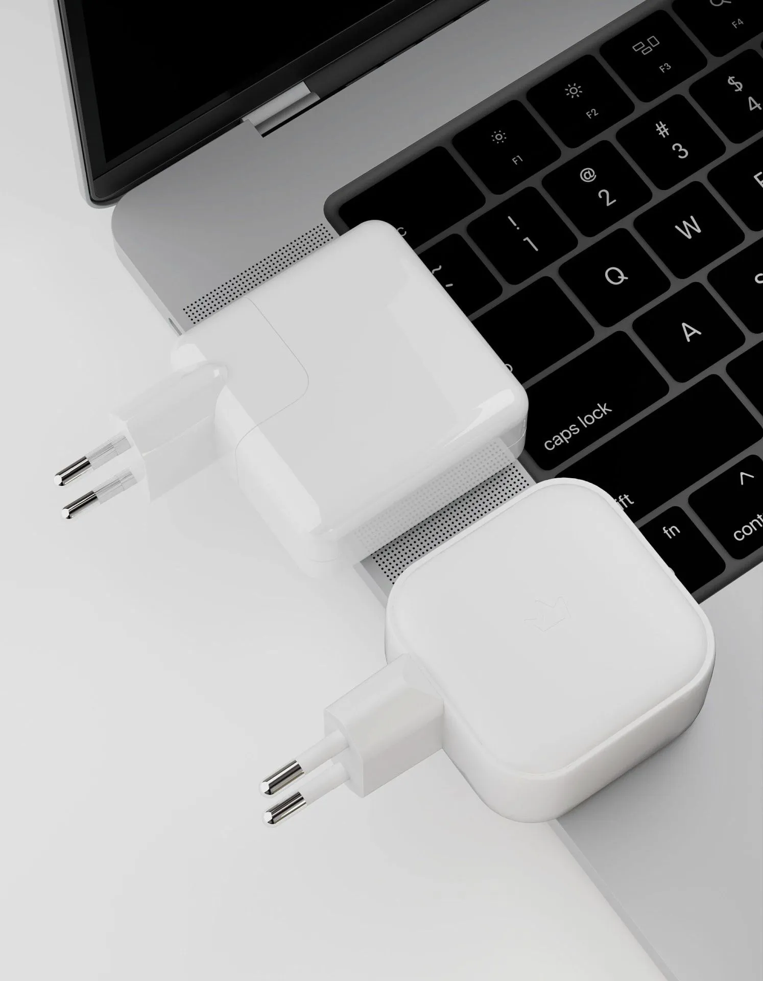 Сетевое зарядное устройство VLP G-Charge 65Вт USB-C+USB-C+USB-A, PD, QC, белыйphoto3