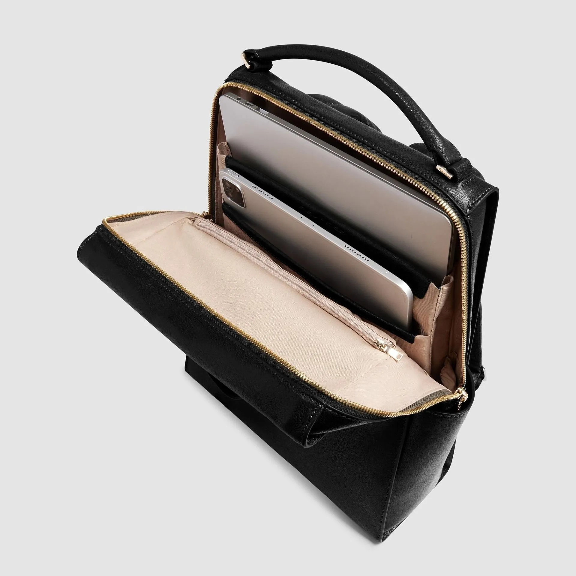 Женский кожаный рюкзак для ноутбука 14" Piquadro CA6772W140/N, чёрныйphoto3
