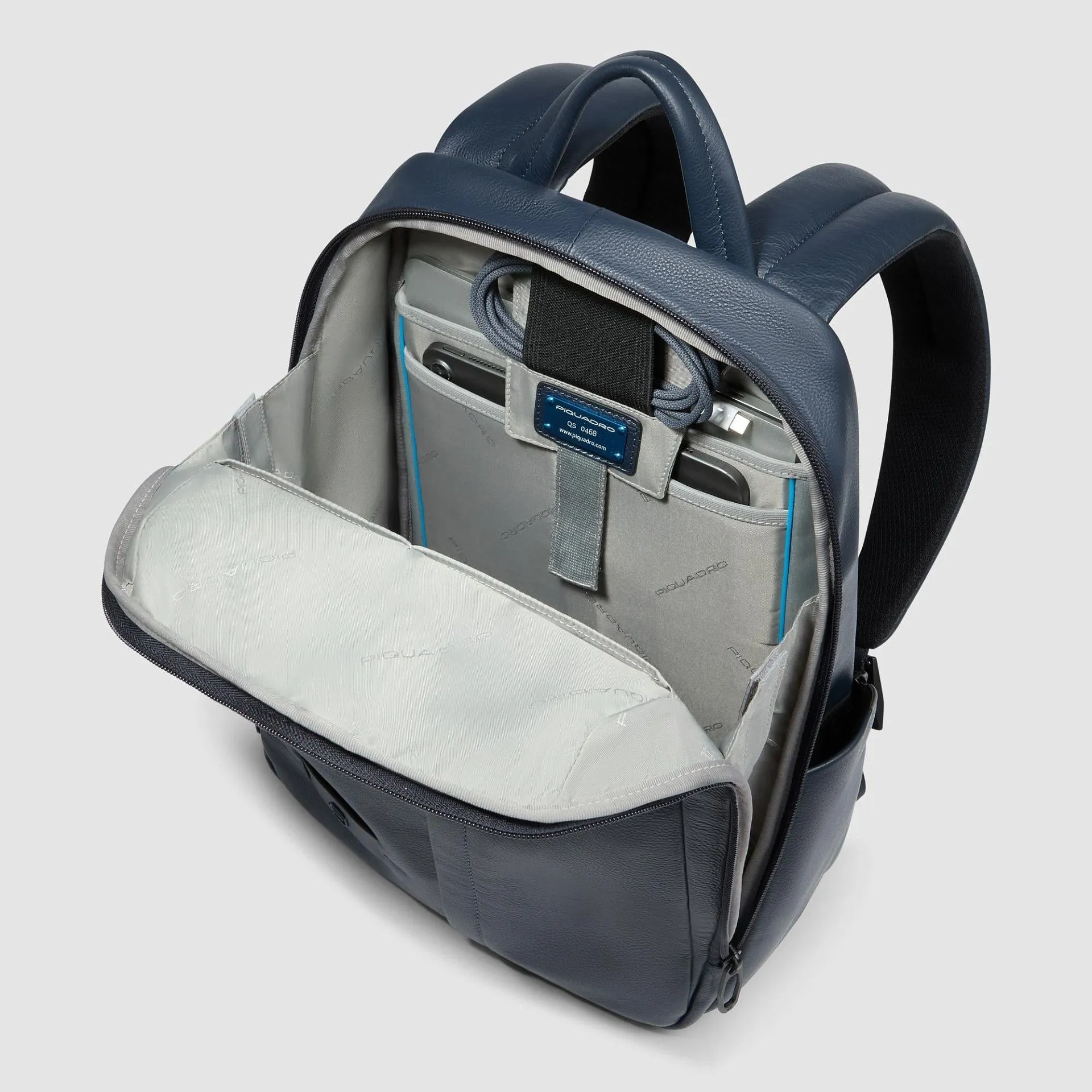 Кожаный рюкзак для ноутбука 14" Piquadro CA6765W137/BLU, синийphoto3