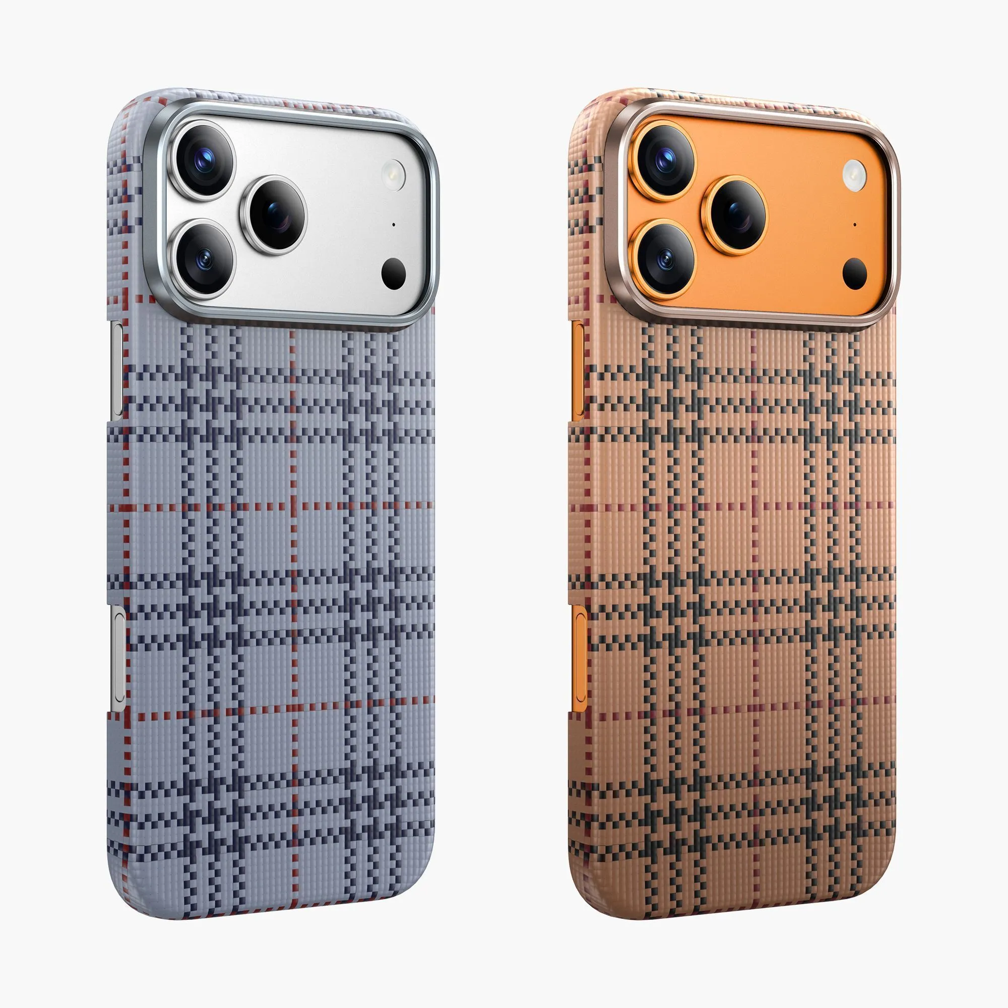 Чехол защитный KEEPHONE KEVLAR SCOTS для iPhone 17 Pro / iPhone 18 Pro, серыйphoto3