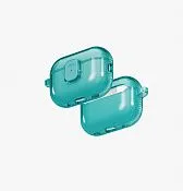 Чехол UNIQ Glase Pro для AirPods Pro (3rd Gen), бирюзовый (Teal)