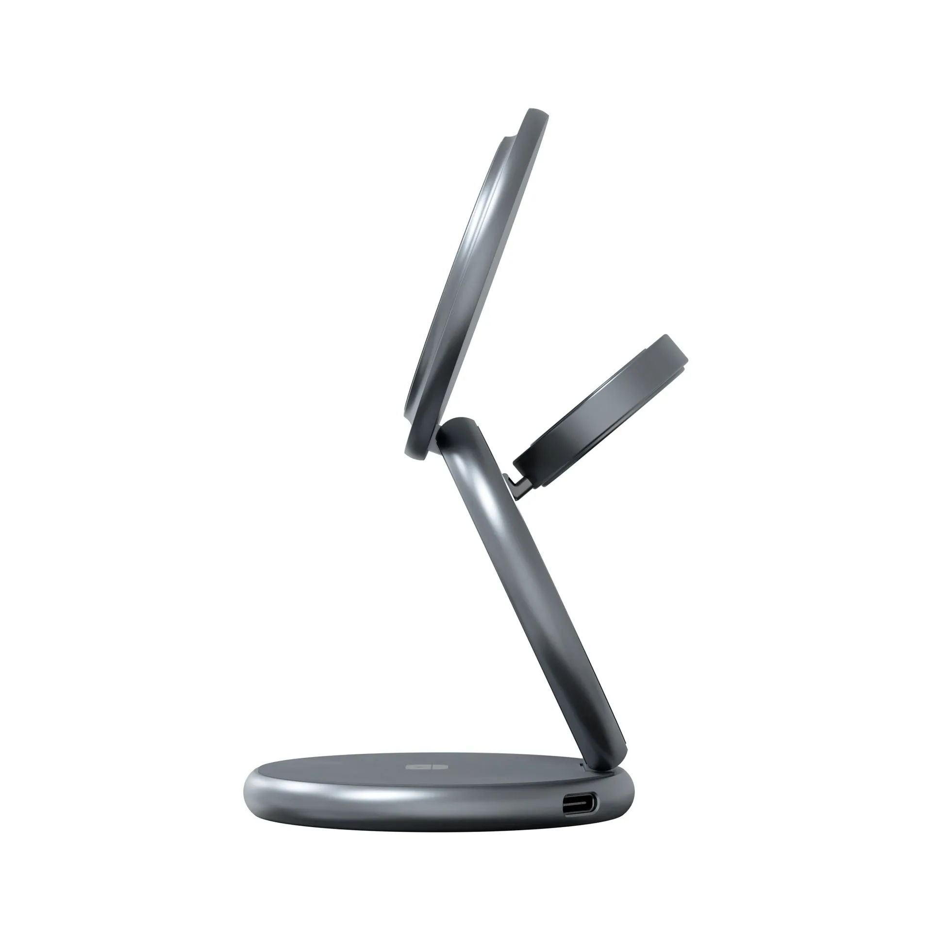 Зарядная станция 3 в 1 Magssory Signature Disc Pro для Apple Qi2 Midnightphoto3