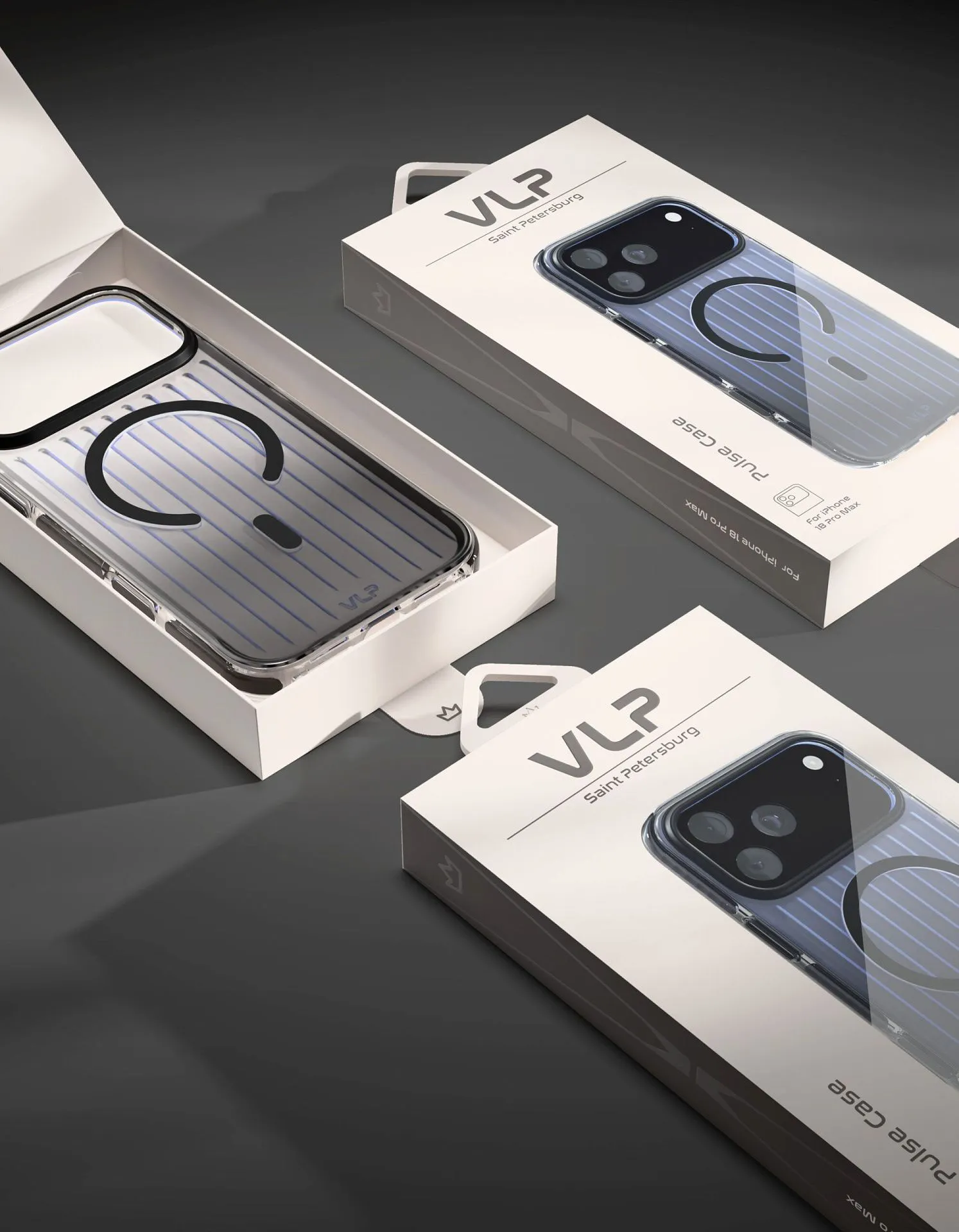 Чехол защитный VLP Pulse Case с MagSafe для iPhone 18 Pro Max, черныйphoto5