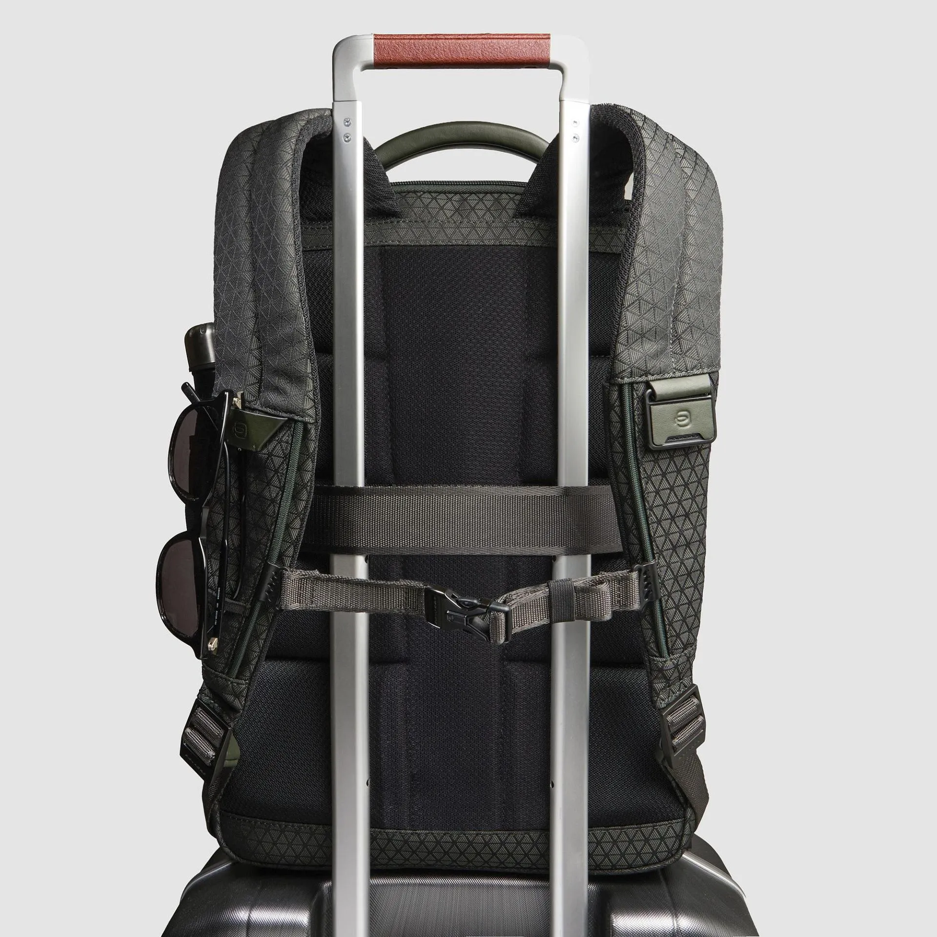 Модульный дорожный рюкзак для ноутбука 15,6" Piquadro CA6828W139/VE, зелёныйphoto2