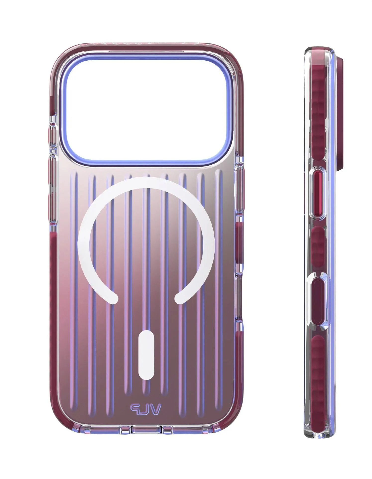 Чехол защитный VLP Pulse Case с MagSafe для iPhone 18 Pro, темно-вишневыйphoto6