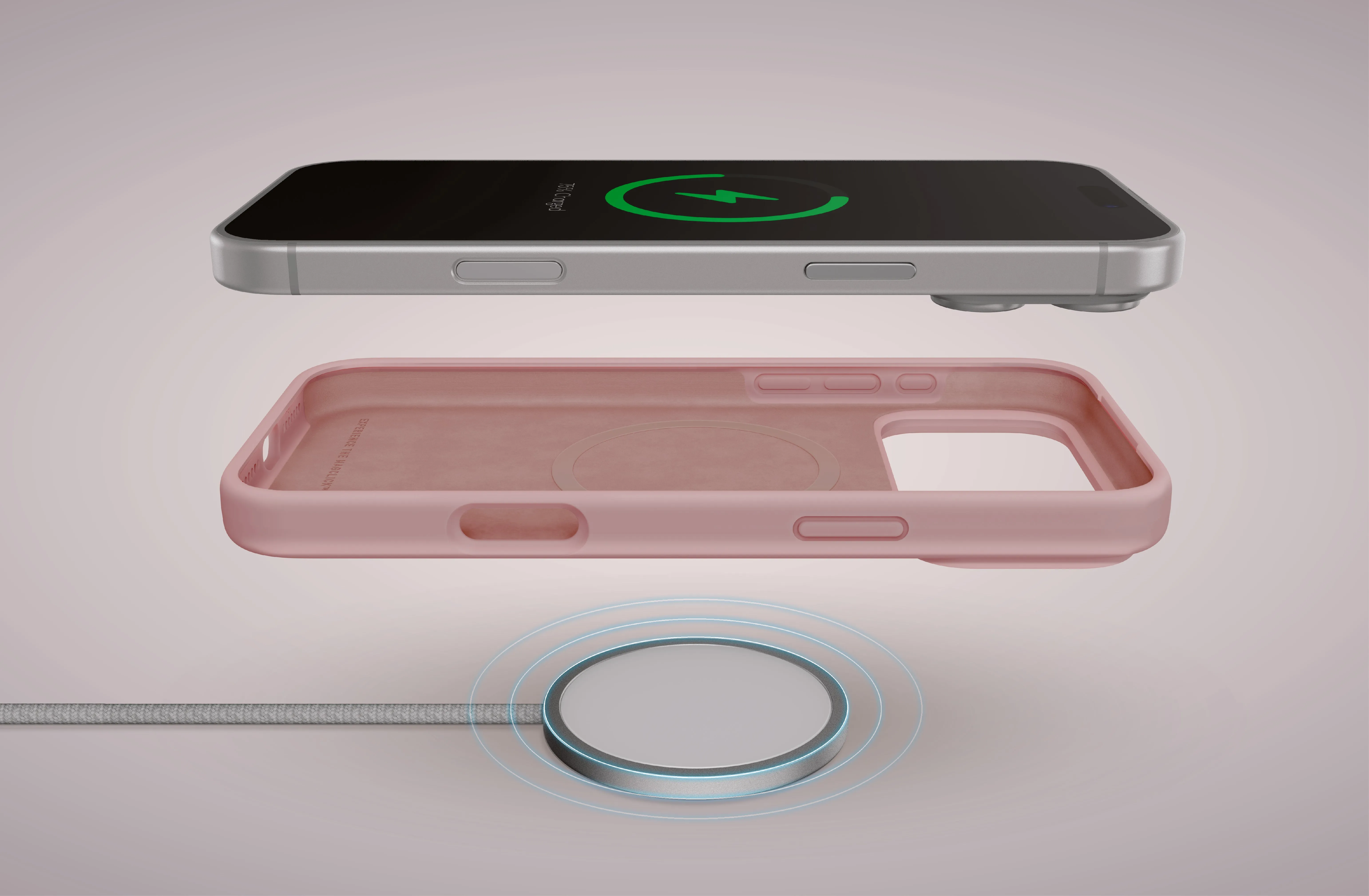 Чехол UNIQ Lino для iPhone Air, розовый (Blush Pink)