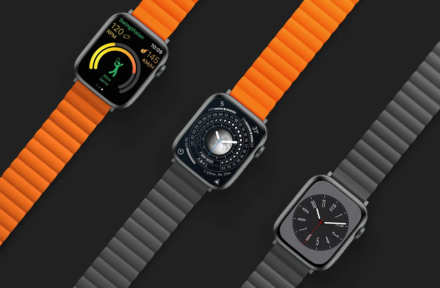 Ремешок UNIQ Revix для Apple Watch 42/41/40 мм, белый / фиолетовый (Lilac White)