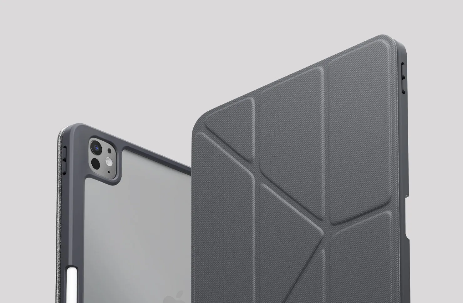 Чехол UNIQ Moven для iPad Pro 11" (M4-M5), серый (Grey)