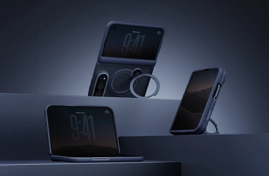 Чехол UNIQ Veren X для iPhone Duo, серый (chalk frost)