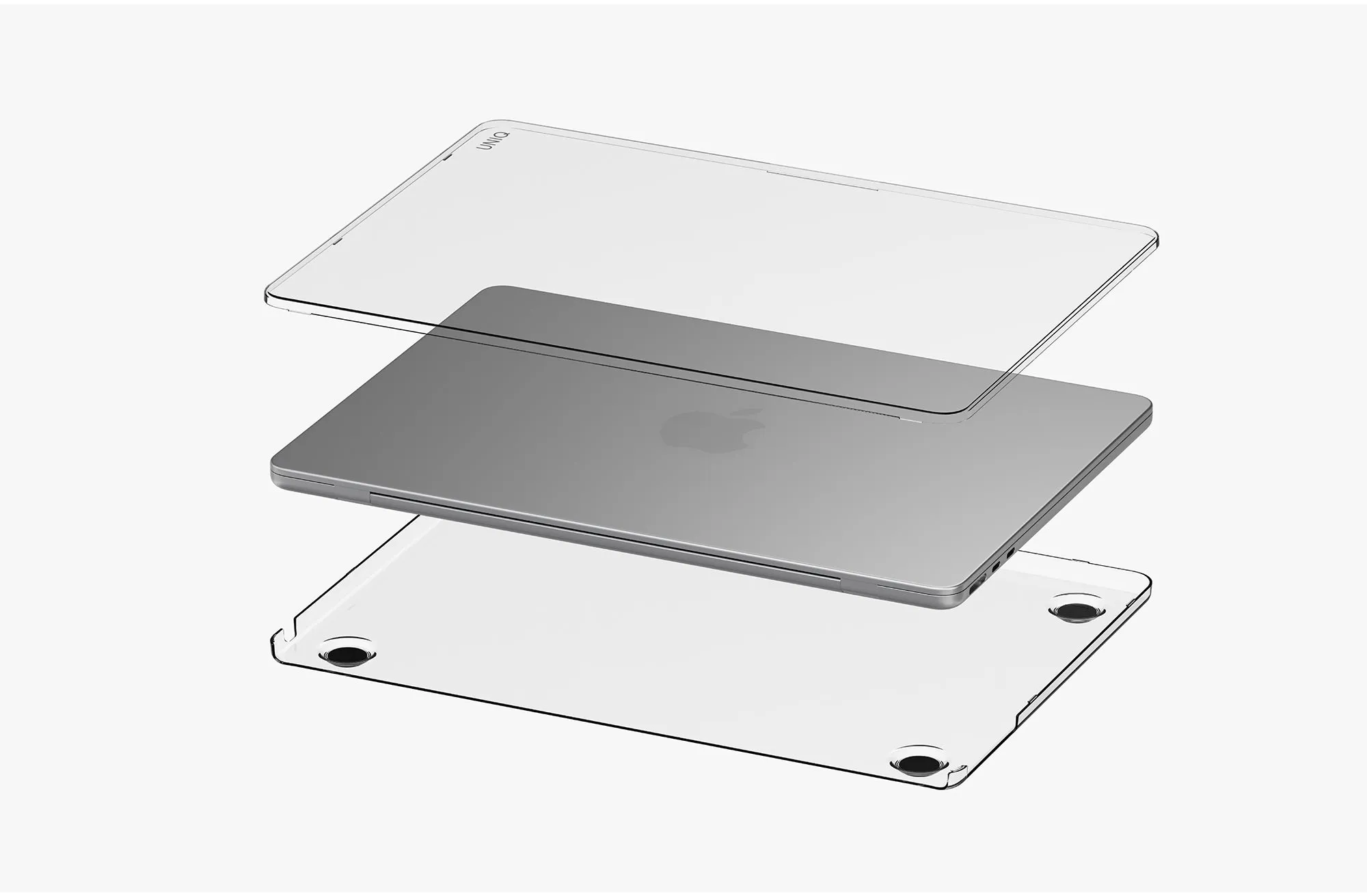 Чехол UNIQ Vero для MacBook Air 15" (M2-M5 2026), прозрачный (crystalclear)