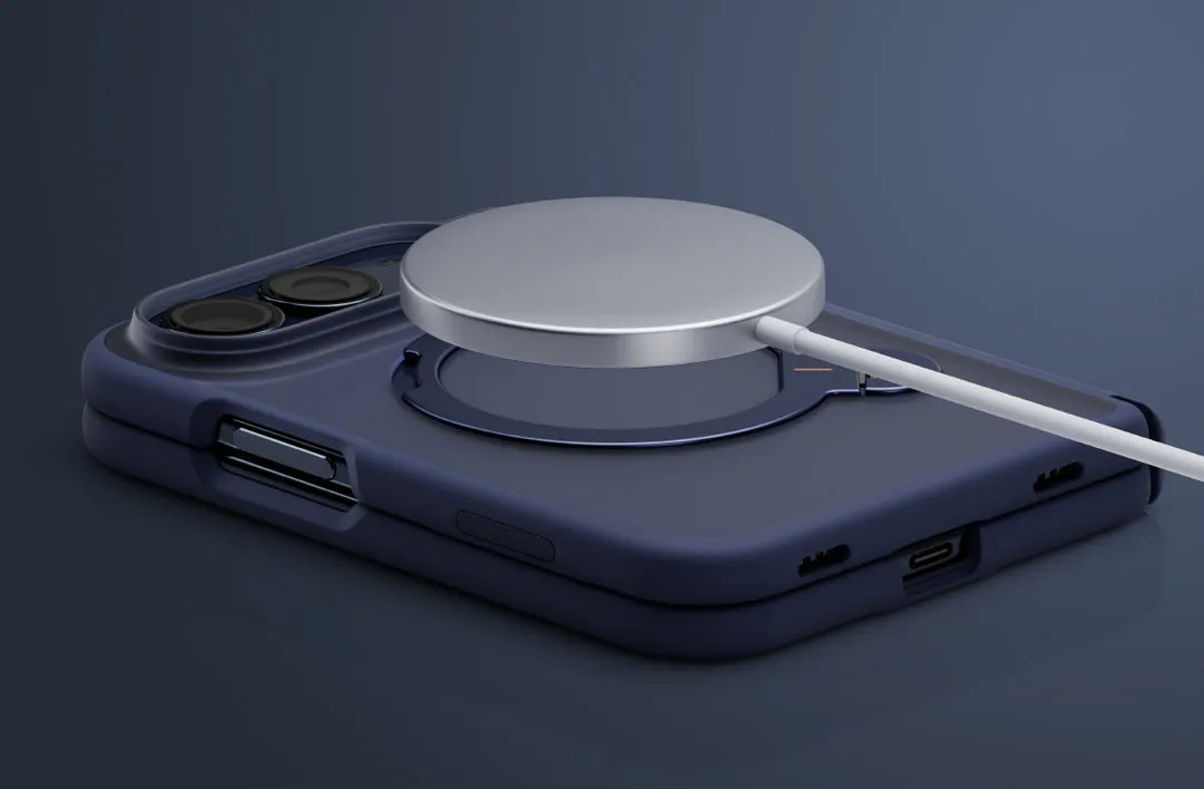 Чехол UNIQ Veren X для iPhone Duo, серый (chalk frost)