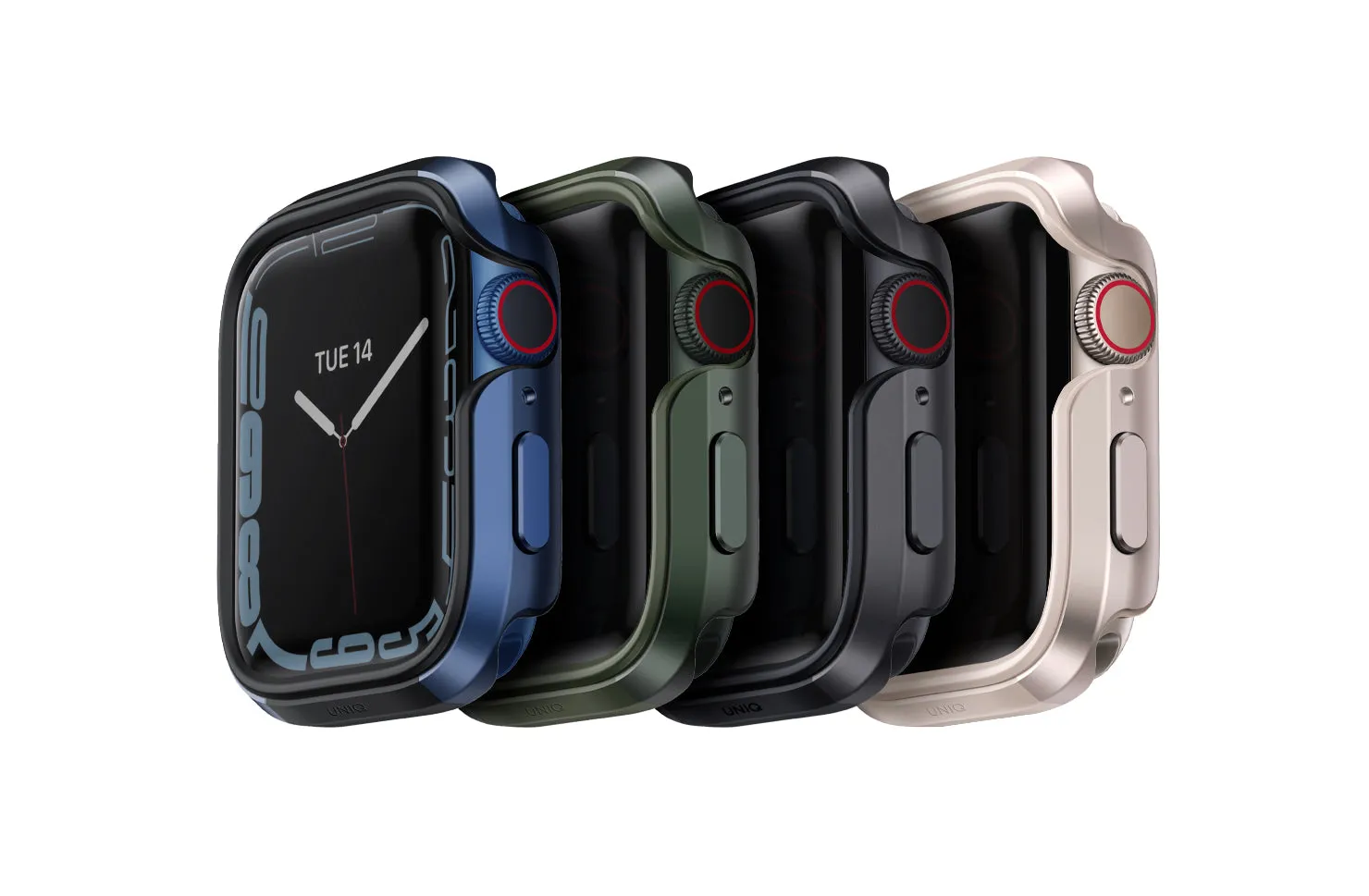 Чехол UNIQ Valencia для Apple Watch 49 мм, серебристый (Silver)