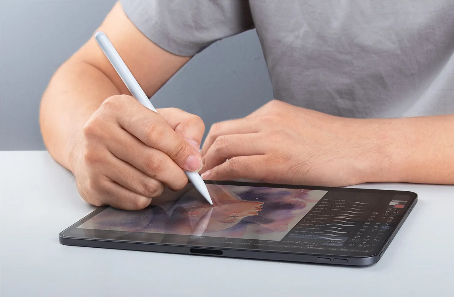 Защитная плёнка UNIQ Optix Paper-Sketch для iPad mini (6th Gen & 7th Gen)