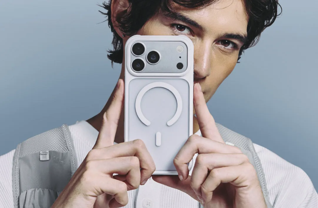 Чехол UNIQ Veren для iPhone 18 Pro, серый (chalk frost)