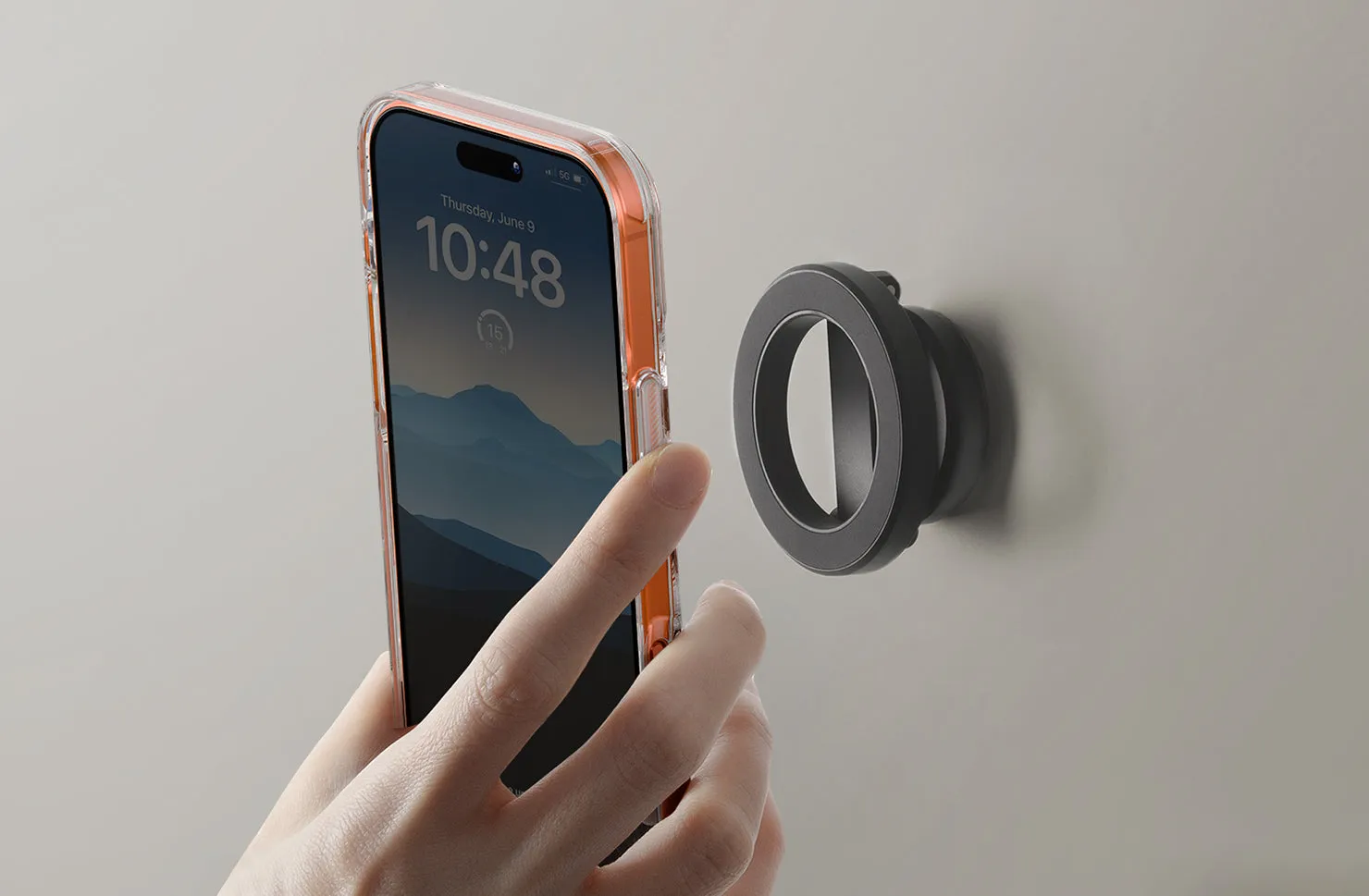 Чехол UNIQ Heldro Air для iPhone 17 Pro, прозрачный (Clear)