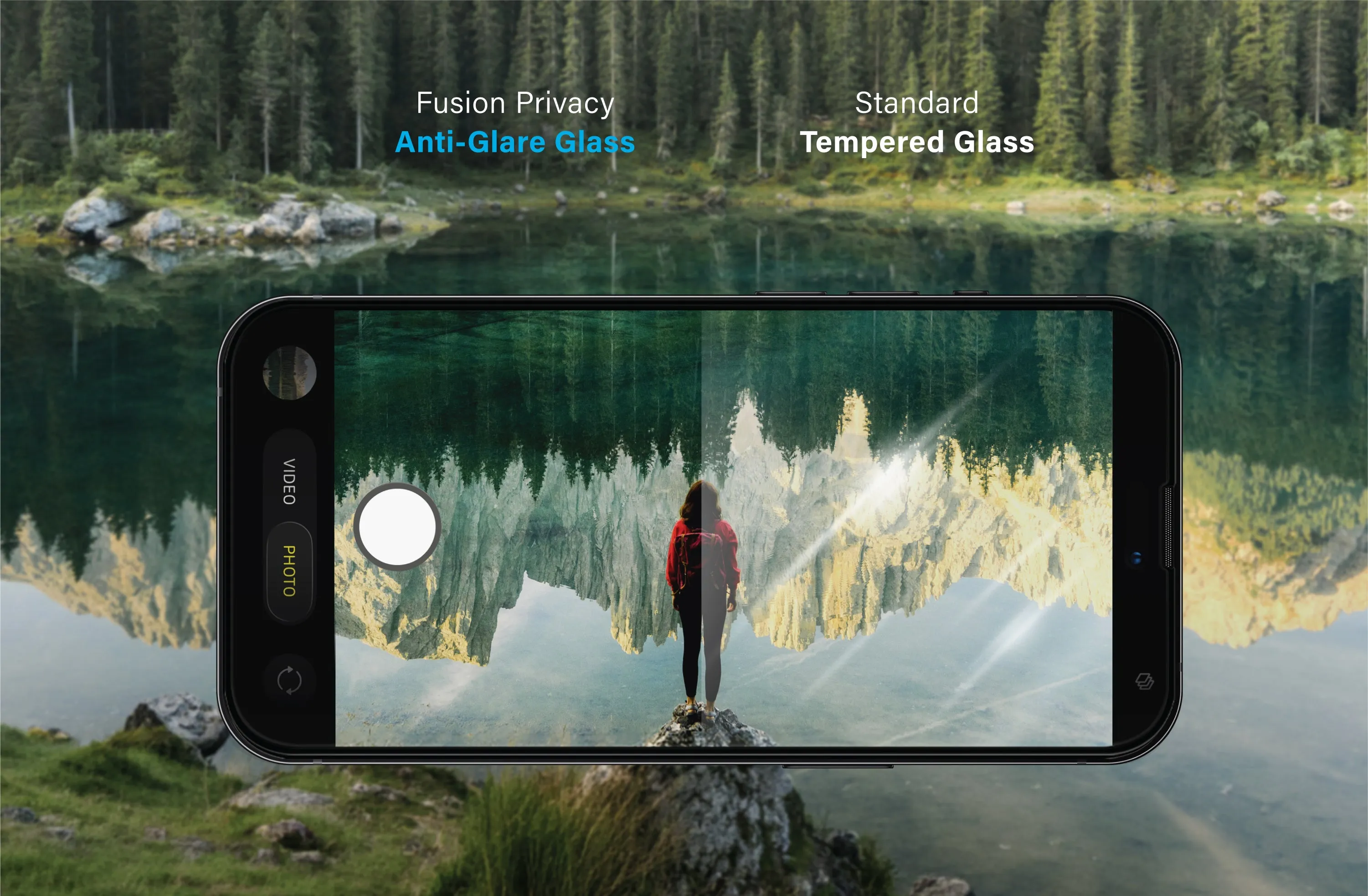 Защитное стекло UNIQ Optix Covex™ Privacy Anti-Glare для iPhone 18 Pro Max