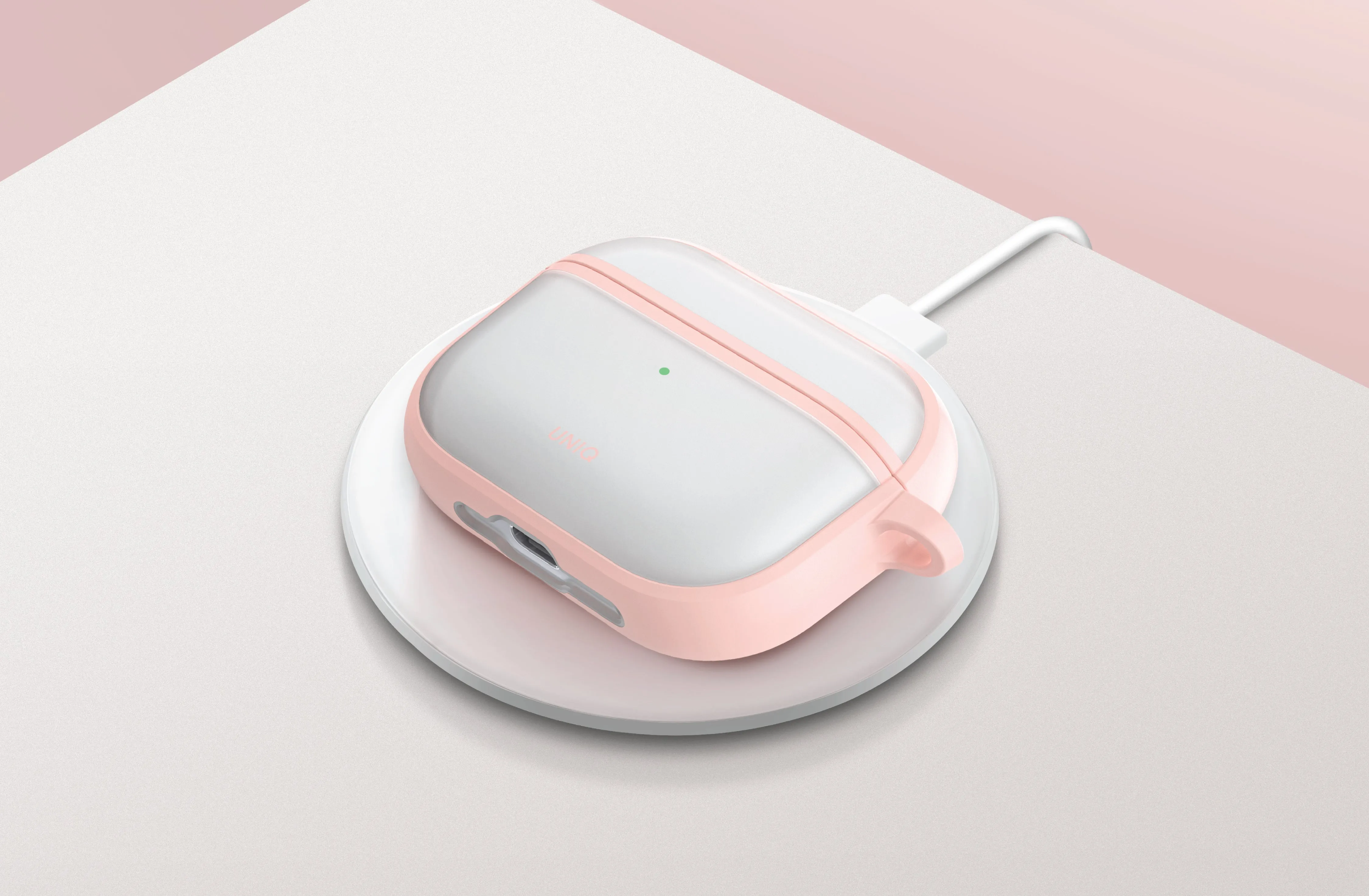 Чехол UNIQ Veren для AirPods Pro (3rd Gen), серый (Frostsmoke)