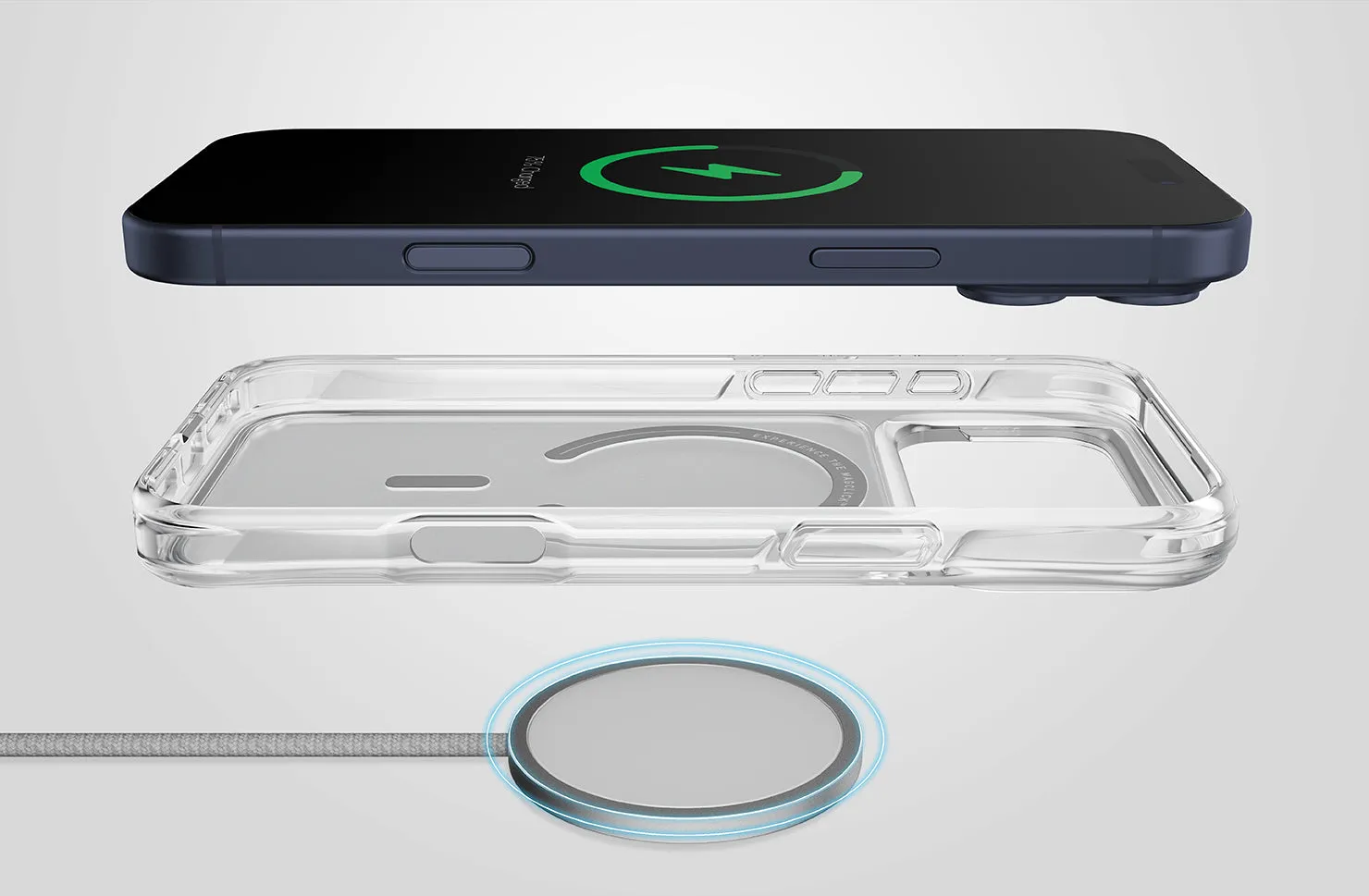 Чехол UNIQ LifePro Xtreme Anti-Fingerprint для iPhone 17, прозрачный (frostclear)