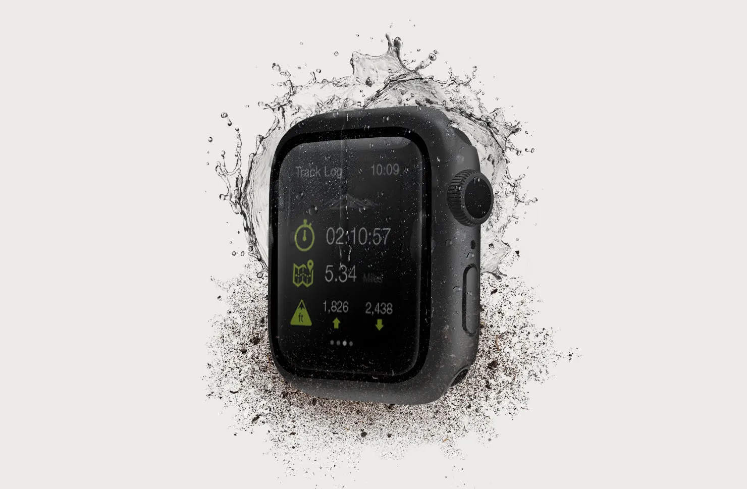 Чехол UNIQ Nautic для Apple Watch 42 мм, черный (Black)