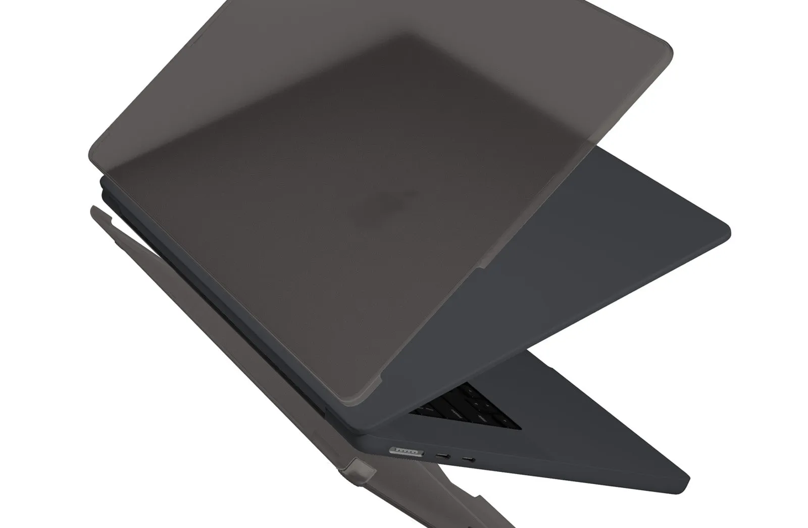 Чехол UNIQ Claro для MacBook Air 15" (M2-M5 2026), прозрачный (Matte Clear)