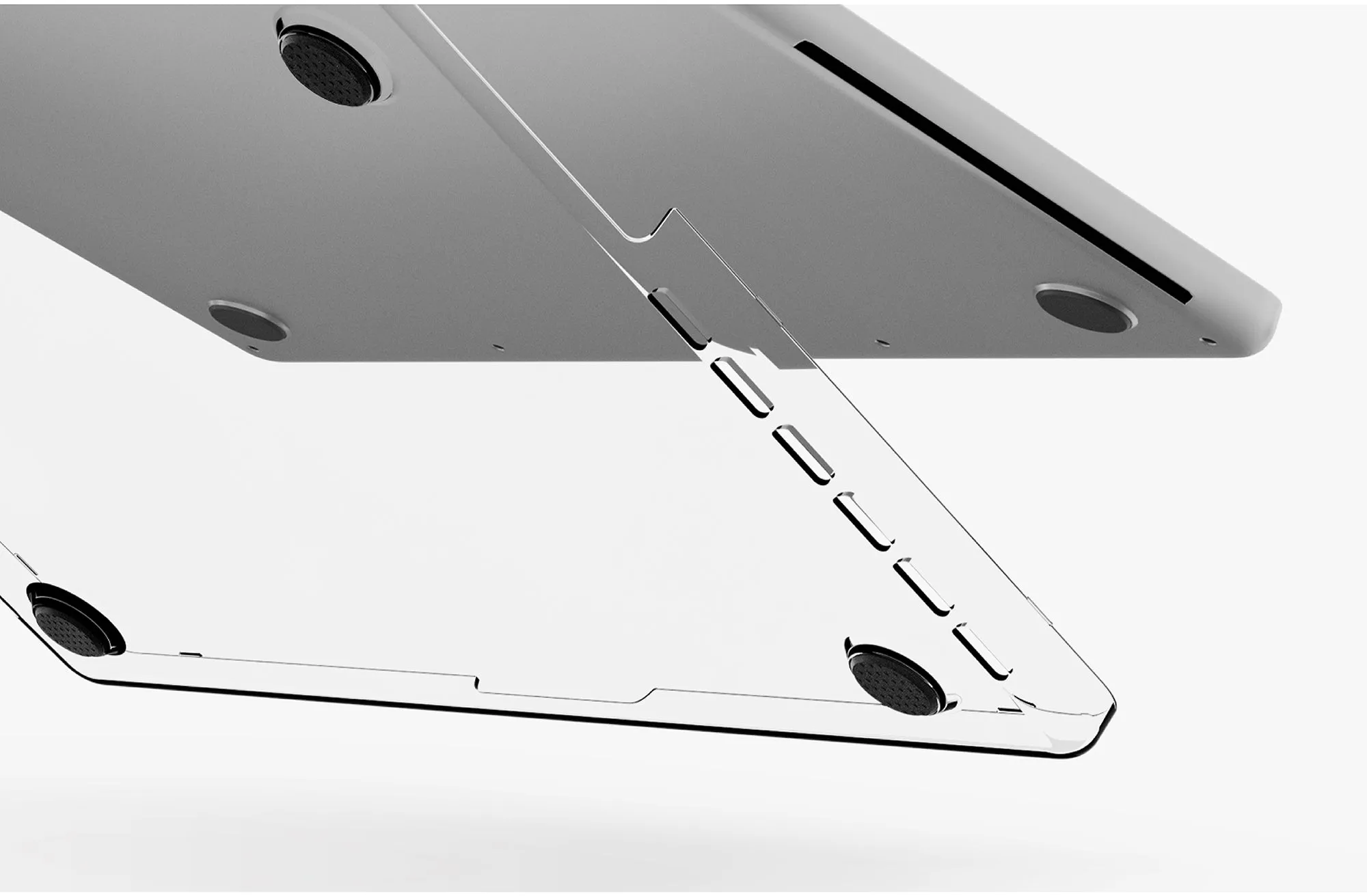 Чехол UNIQ Vero для MacBook Air 15" (M2-M5 2026), прозрачный (crystalclear)