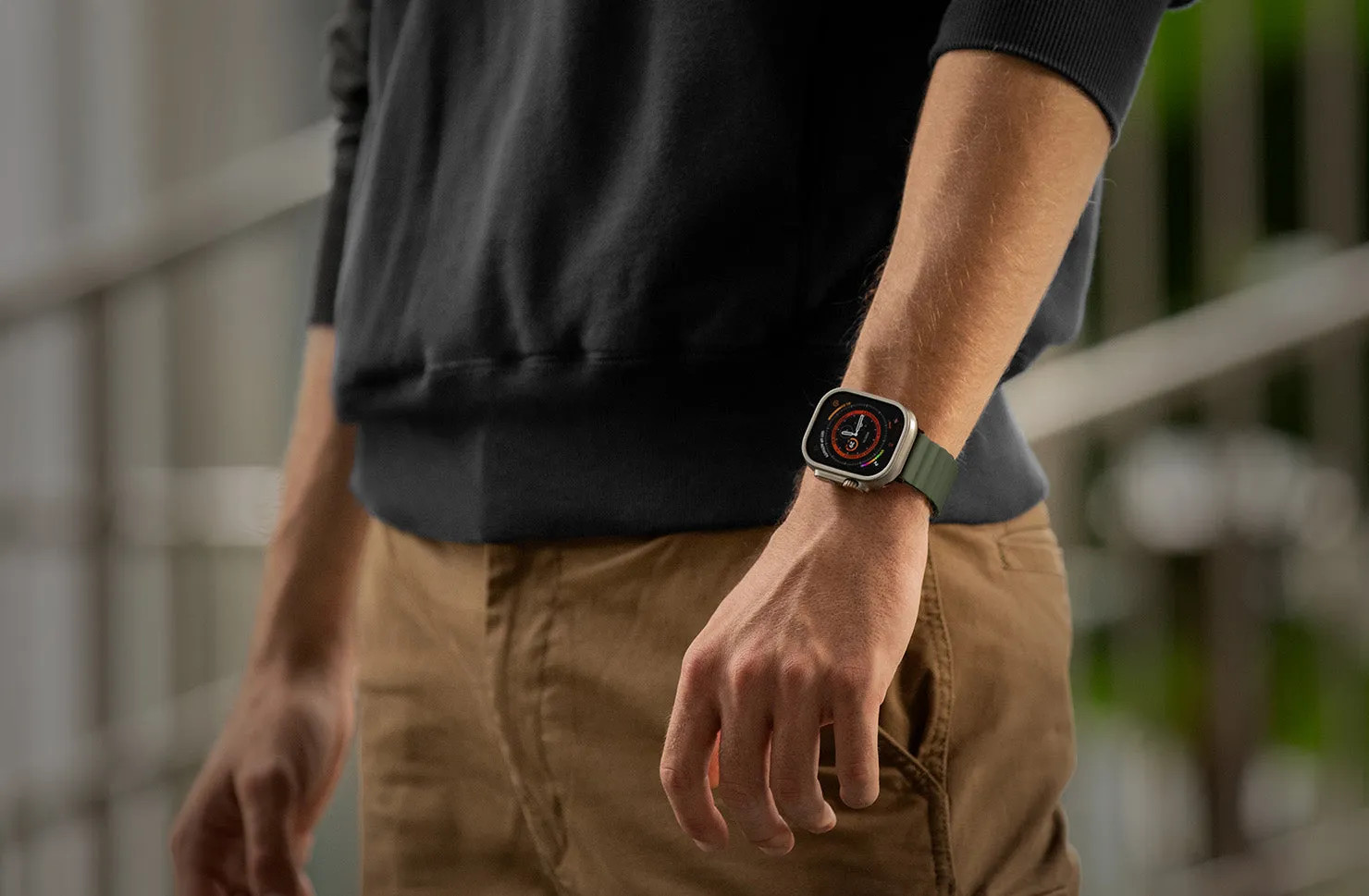 Ремешок UNIQ Revix для Apple Watch 42/41/40 мм, белый / фиолетовый (Lilac White)