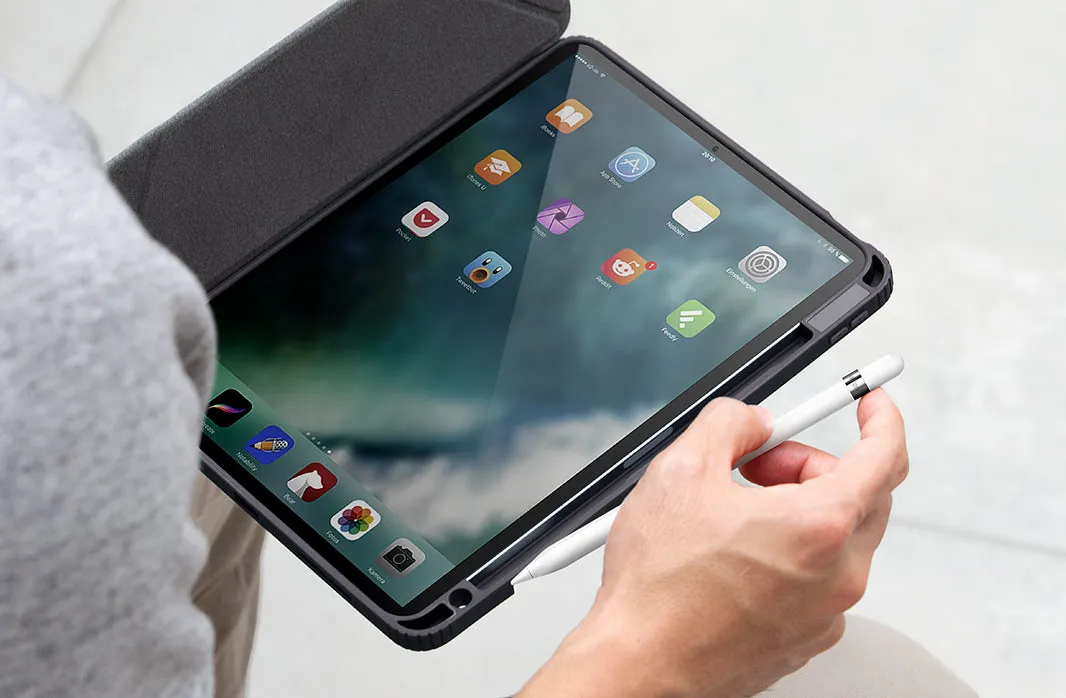 Чехол UNIQ Moven для iPad Mini (A17 Pro/6th Gen), серый (Dim Gray)