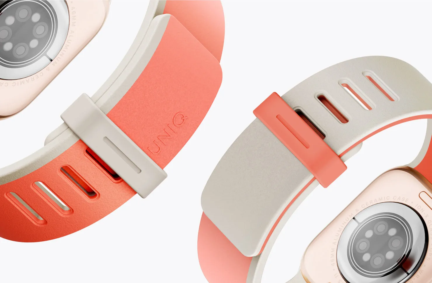 Ремешок UNIQ Revix IV для Apple Watch 42/41/40 мм, розовый (Petalpink Mistyrose)
