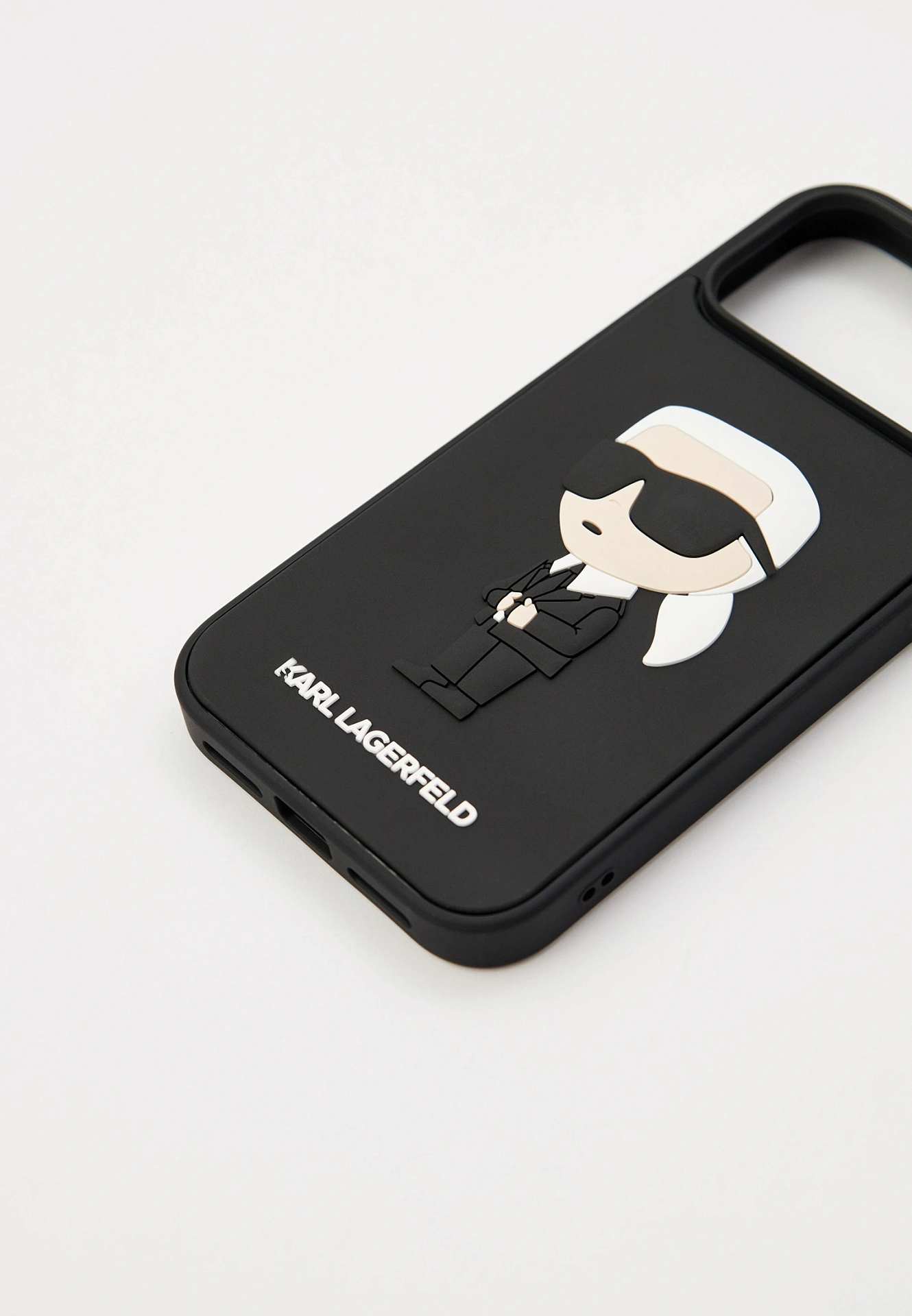 Чехол Karl Lagerfeld для iPhone 17 Pro Max, Черный, 3D Rubber с объемными элементамиphoto2